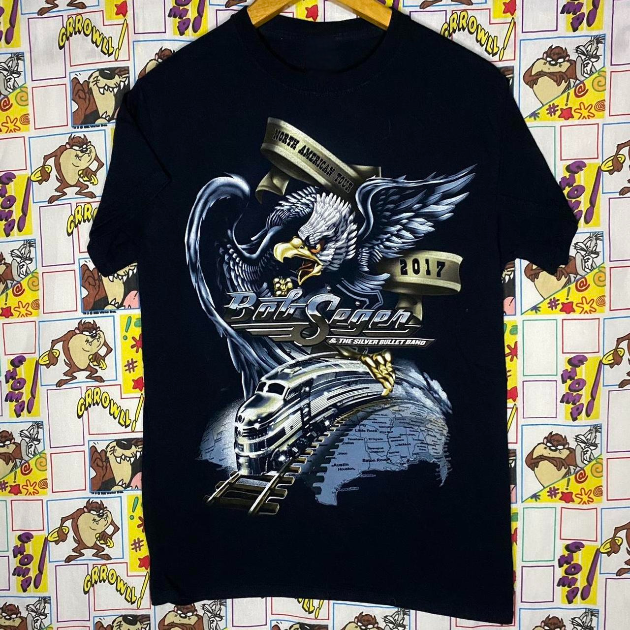 Bob Seger Modern Tour T-Shirt 2017 Silver Bullet